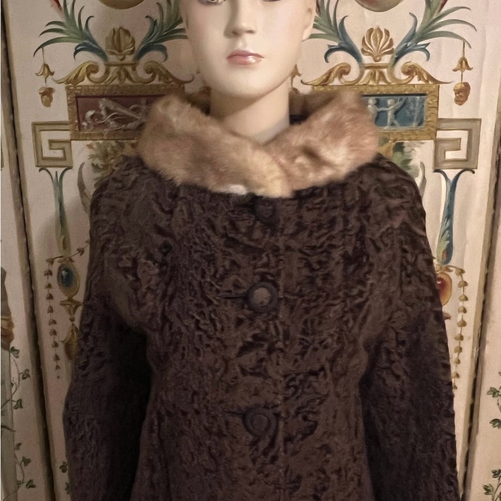 Vintage Marshall Field Fur Collar Jacket